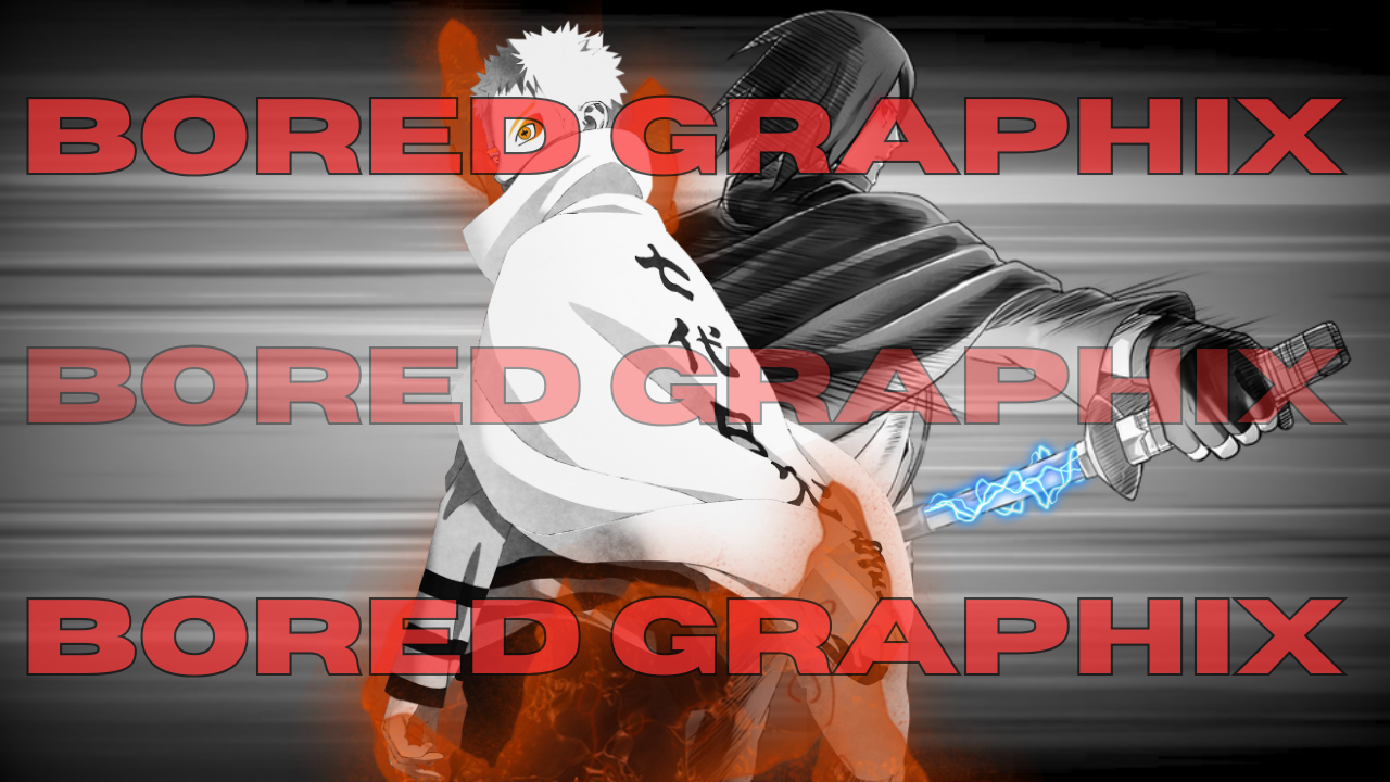 Adult Rivals - Adult Naruto and Sasuke Digital Graphic
