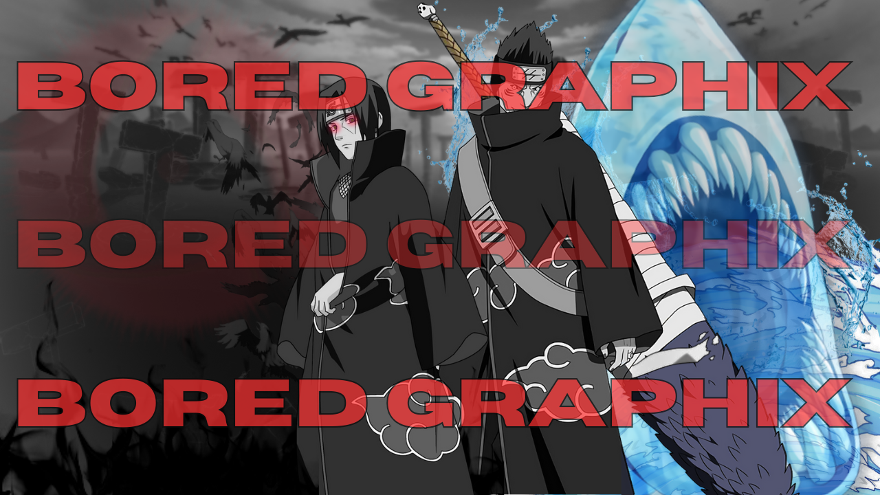 Friendly Comrades - Itachi and Kisame Digital Graphic