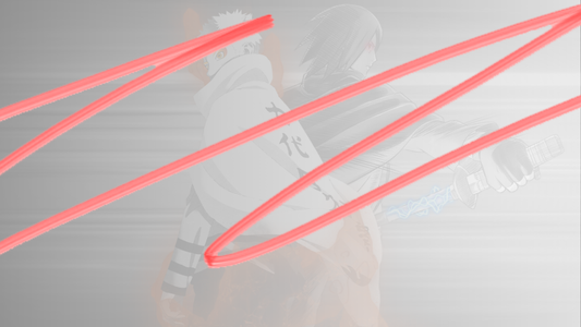 Adult Rivals - Adult Naruto and Sasuke Digital Graphic