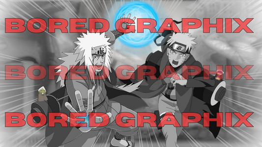 Toad Duo - Jiraiya and Naruto Digital Graphic