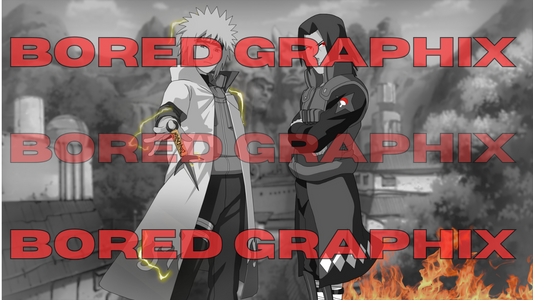 Rival Hokages - Minato and Fugaku Digital Graphic
