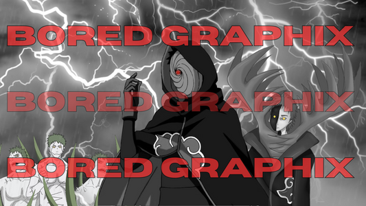 Evil Masterminds - Obito and Zetsu Digital Graphic