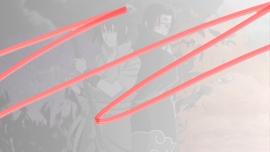 Fated Brothers - Itachi and Sasuke Digital Graphic