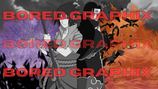 Fated Brothers - Itachi and Sasuke Digital Graphic