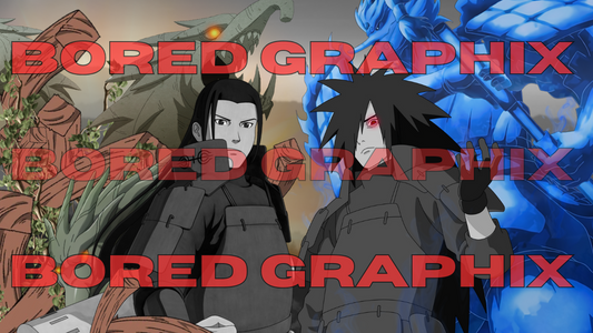 Godly Pair - Hashirama and Madara Digital Graphic
