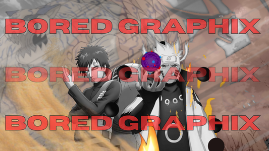 Isolated Friends - Naruto and Gaara Digital Graphic