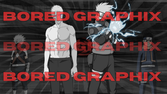Linked Duo - Kakashi and Obito Digital Graphic