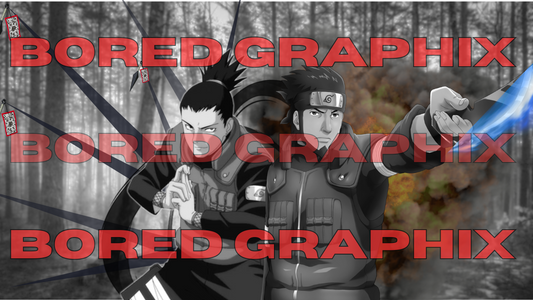 Strategic Duo - Asuma and Shikamaru Digital Graphic