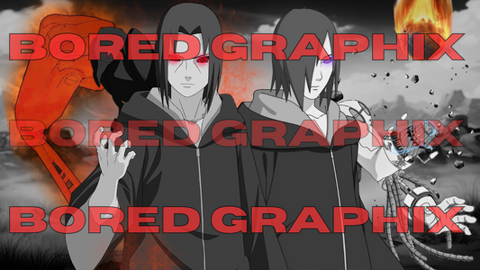 Unlikely Allies - Itachi and Nagato Digital Graphic