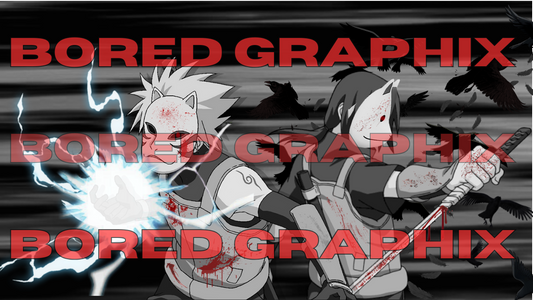 Anbu Duo - Kakashi and Itachi Digital Graphic